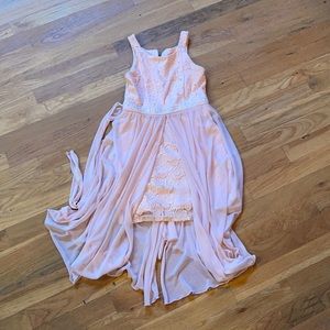 Barely worn! Pink spring skirt dress with gems!